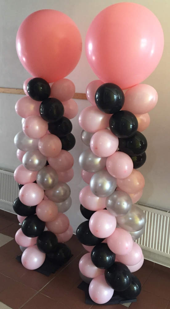 Balónky světle růžové 